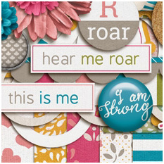Hear Me Roar by Tickled Pink Studio