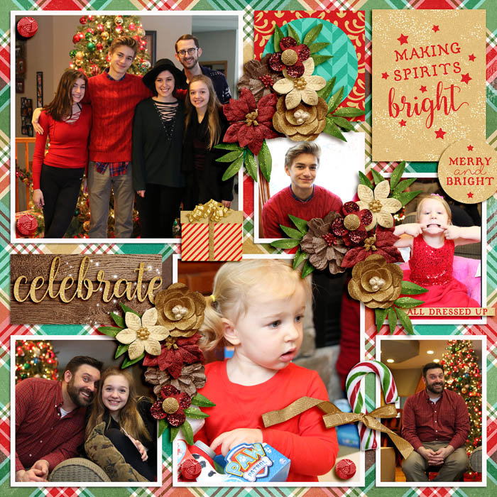 amazing year december 2 by tinci designs; celebrating christmas festive by digital scrapbook ingredients;