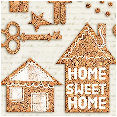 Cork elements by Juliana Kneipp