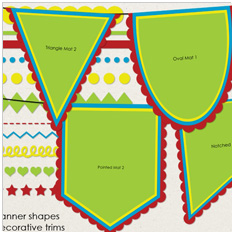20ww DIY Printable Templates Banners by Heather Roselli