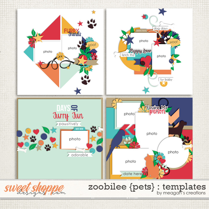 Zoobilee {Pets} : Templates by Meagan's Creations