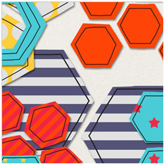 8ww Layered up in You Hexagons by Lauren Grier