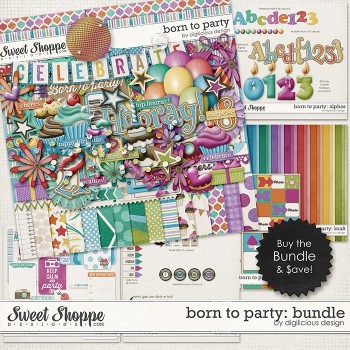 Born to Party by Digilicious Design