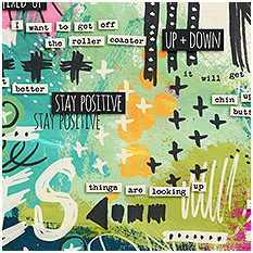 Heart Art  Positive Signs by Sugarplum Paperie