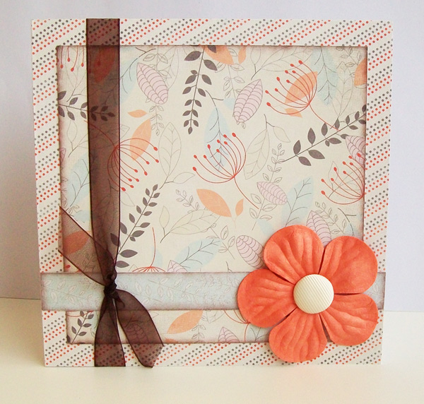 Apricot flower card Apricot flower card