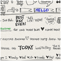 Yep, That's Life Stamps #1 by Darcy Baldwin