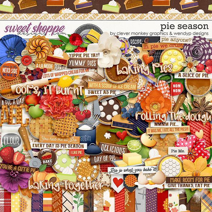 Pie Season by Clever Monkey Graphics and WendyP Designs