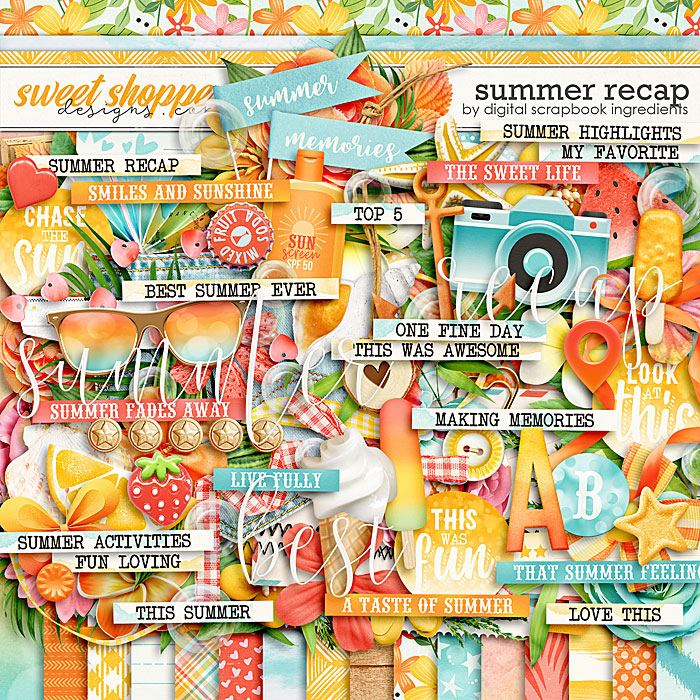 My Crafty Story Digital Scrapbooking Kit Digital Scrapbook Kit Papers and  Elements personal Use S4H/S4O 