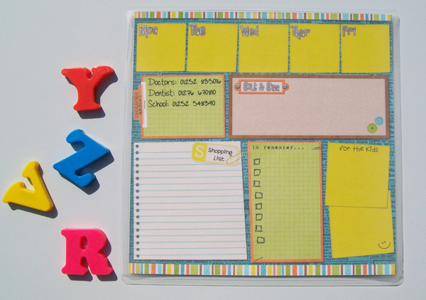 Weekly family planner