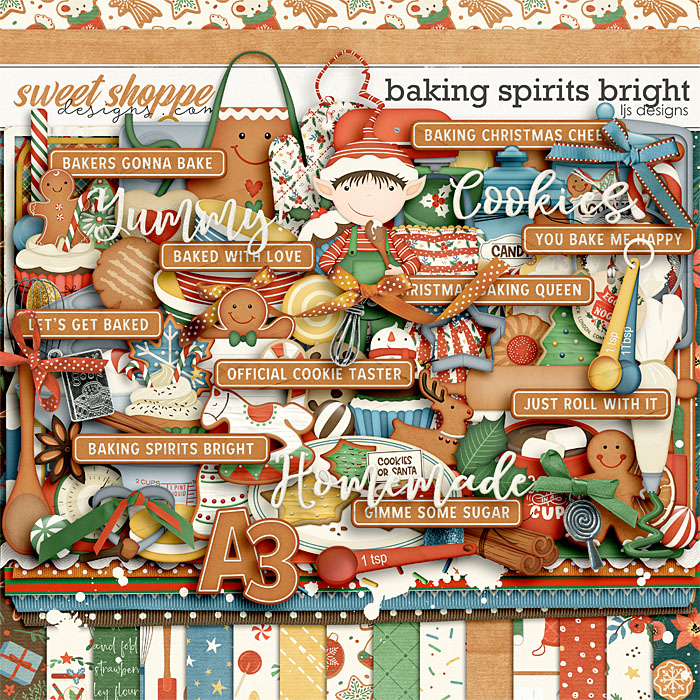 Baking Spirits Bright by LJS Designs