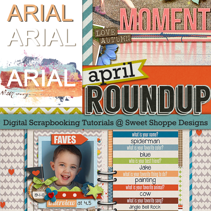 April Tutorial Roundup from Sweet Shoppe Designs