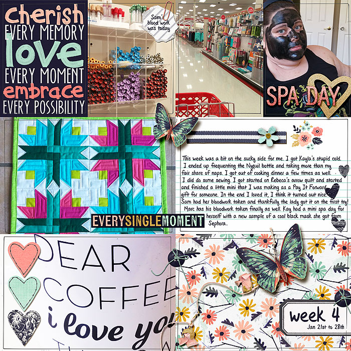 Project Life 2015 - Week 4a by Tanyia Deskins